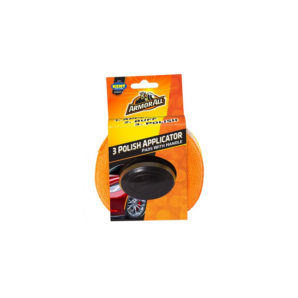 3 POLISH APPLICATOR PADS WITH HANDLE