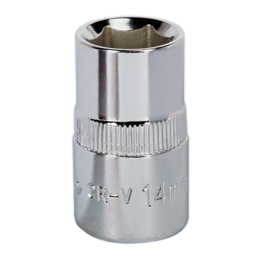 WallDrive&#174; Socket 14mm 1/2"Sq Drive Fully Polished