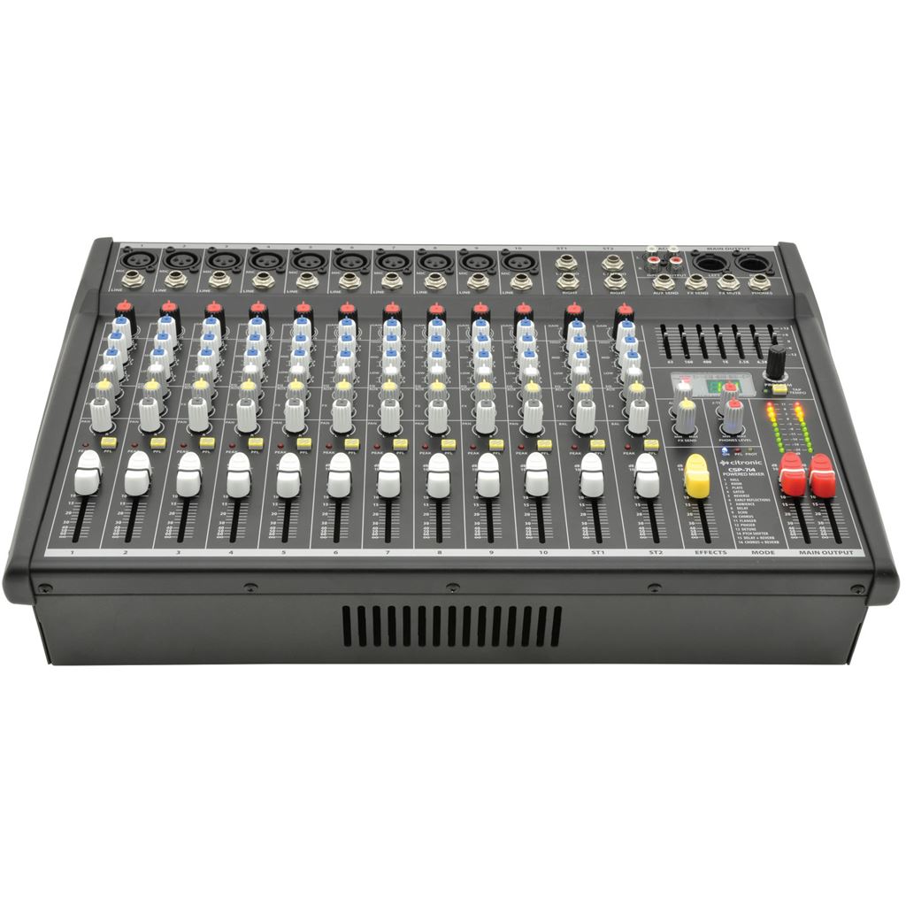 CSP Series Compact Powered Mixers with DSP - CSP-714 700W