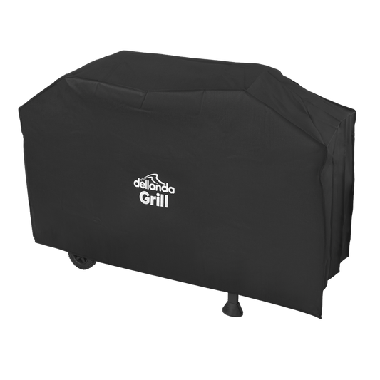 Black PVC Cover for BBQs, Water-Resistant 1370 x 920mm