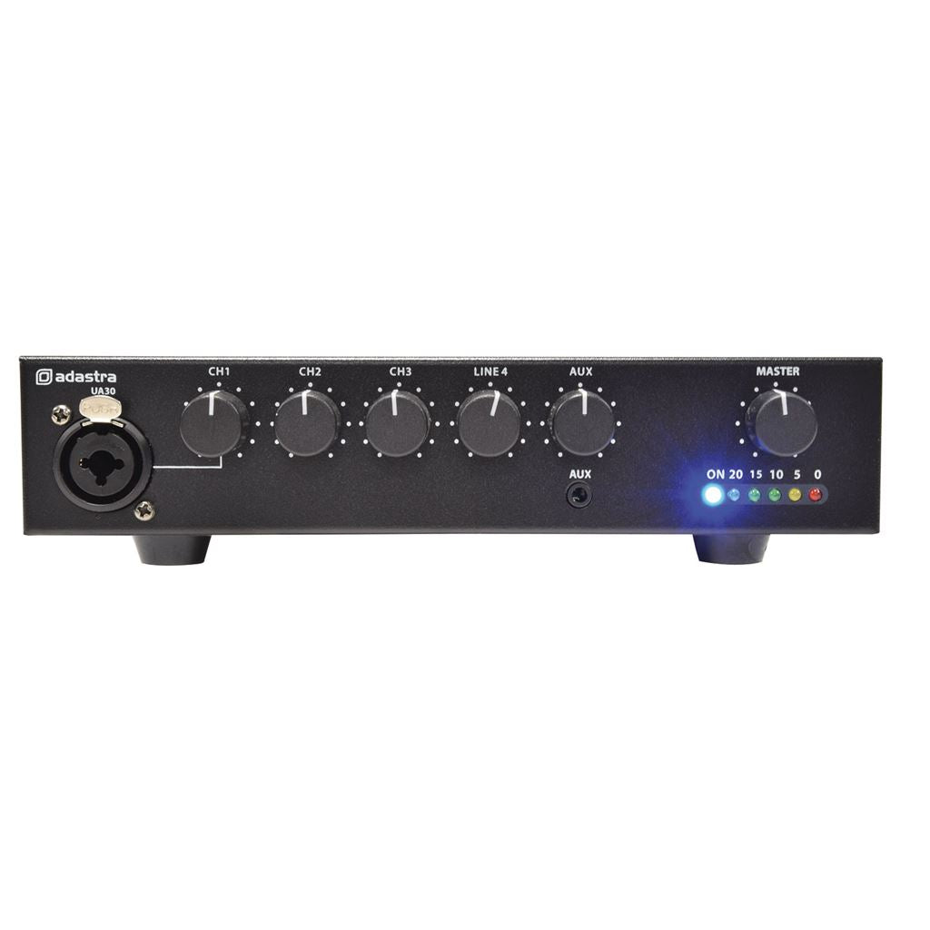 UA Series Compact 100V Mixer-Amplifiers - UA30 5ch MixerAmp