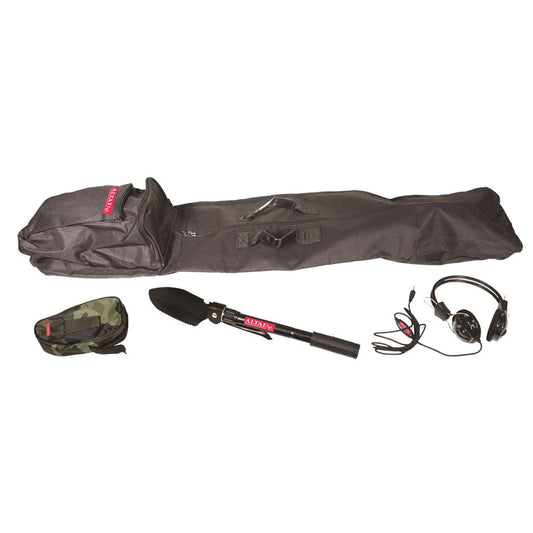 Altai Treasure Seeker Accessory Kit Carry Bag, Folding Pick/Shovel & Headphones.