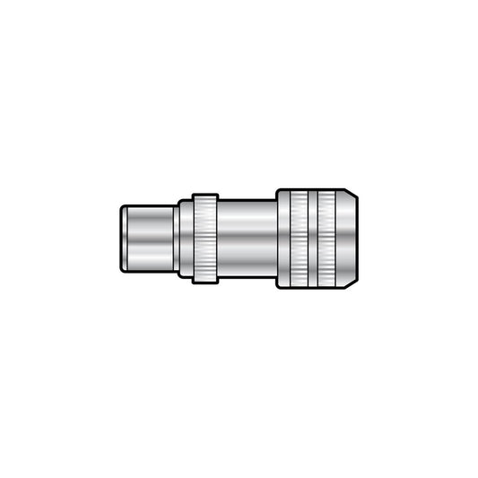 Aluminium coax plug