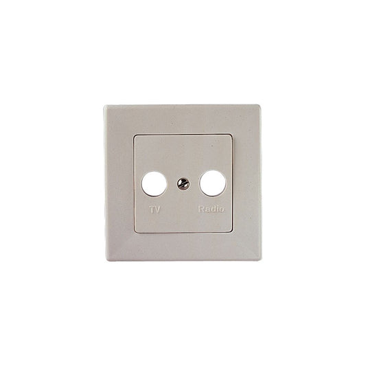 Wall Plate Cover For Coaxial Wall Outlets