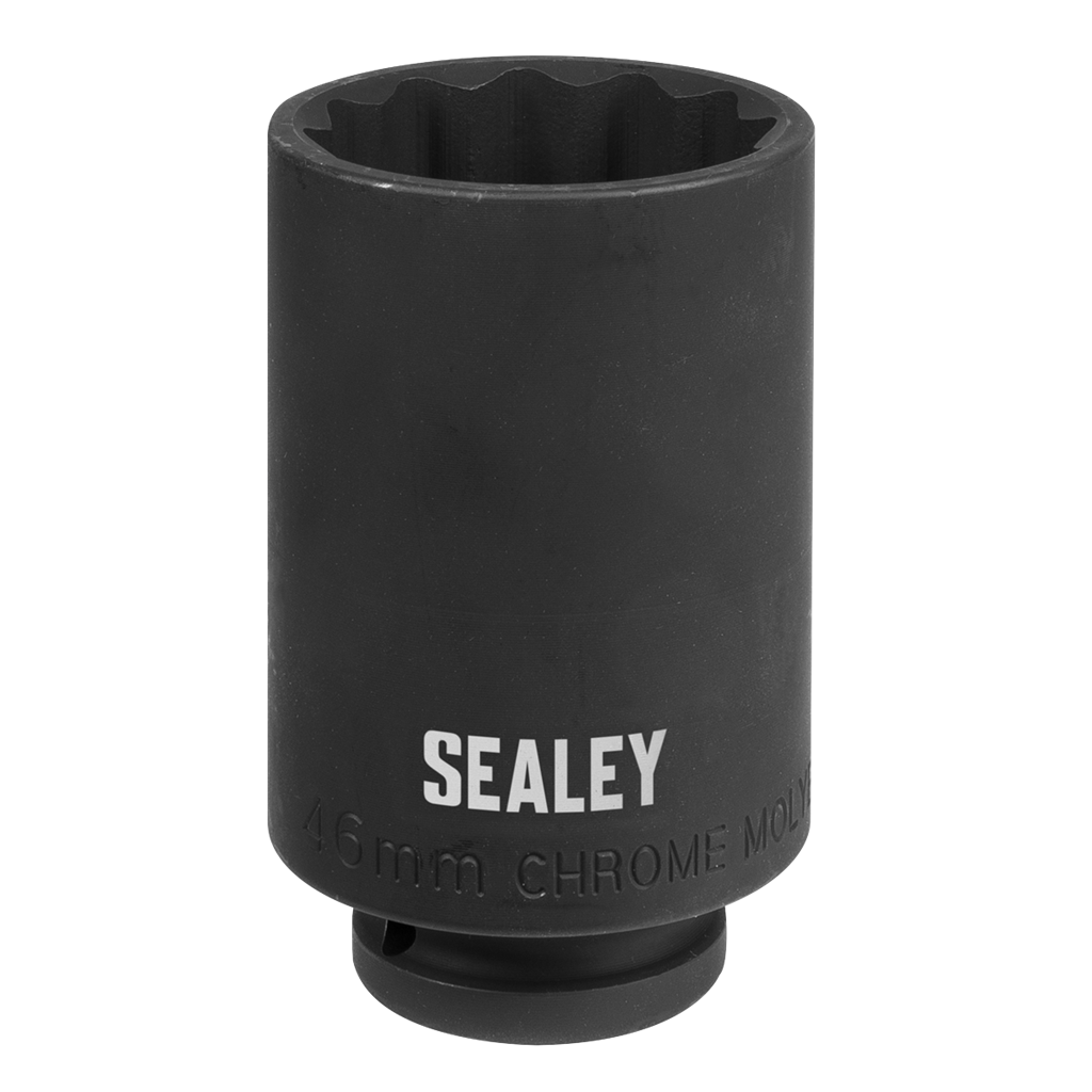 1/2"Sq Drive 46mm 12-Point Impact Socket