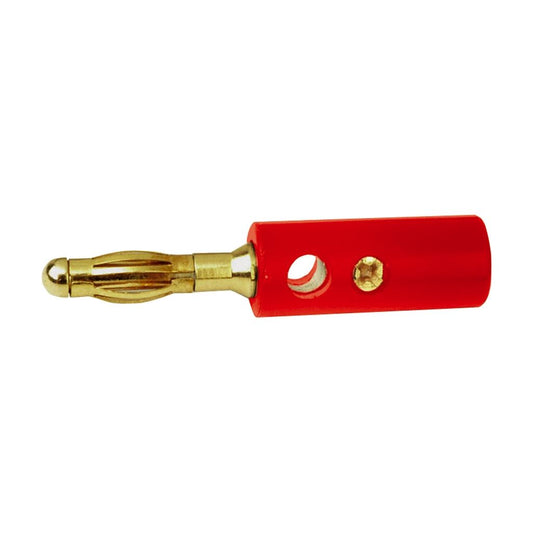 4mm Banana Plug with Hard Plastic Cover and Gold Plated Screw Terminals