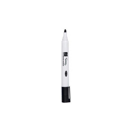 Bullet Tip Whiteboard Markers - Black - Box of 10