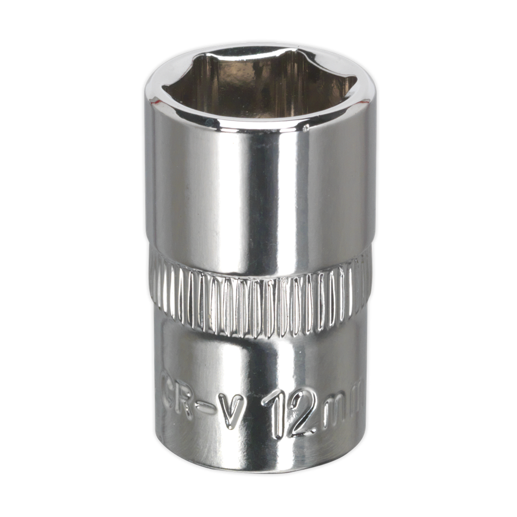 WallDrive&#174; Socket 12mm 3/8"Sq Drive Fully Polished