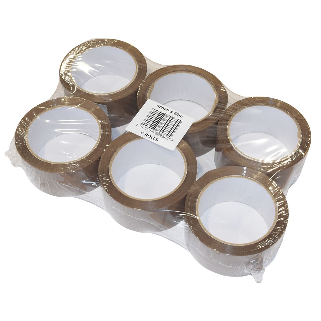 Ultratape Carton Tape 48mm x 66m - Brown 66m, 43 microns