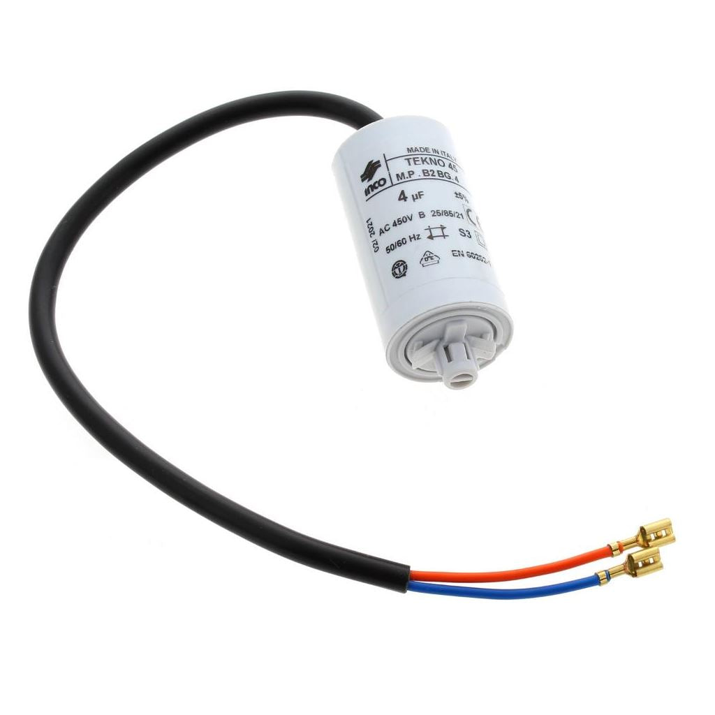 Capacitor 4 Uf for Whirlpool/Hotpoint/Ikea/Indesit Fridges and Freezers