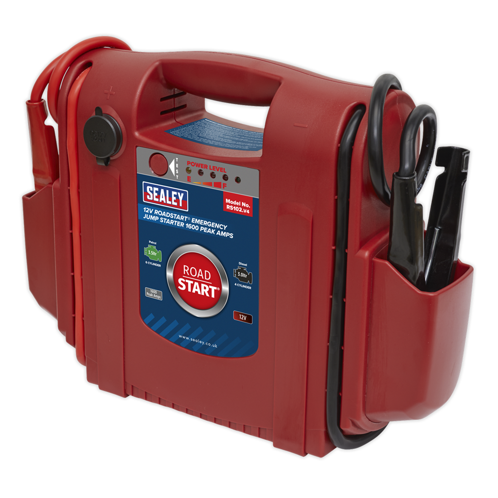 RoadStart&#174; Emergency Jump Starter 12V 1600 Peak Amps