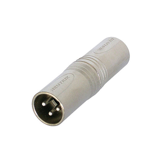 Neutrik NA3MM 3 Pin XLR Male to 3 Pin XLR Male Adaptor/Coupler