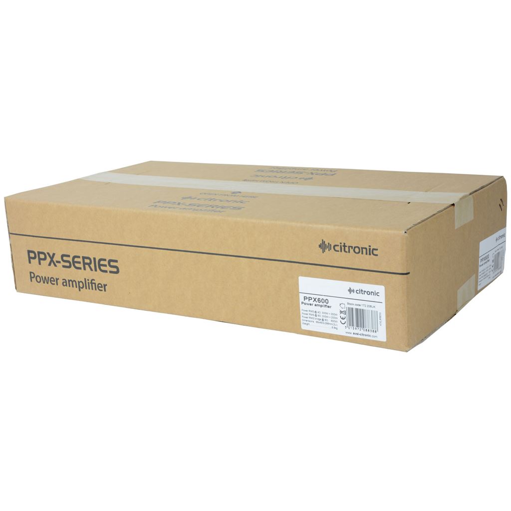 PPX Series Power Amplifiers - PPX600