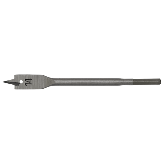 Flat Wood Bit &#216;14mm x 152mm