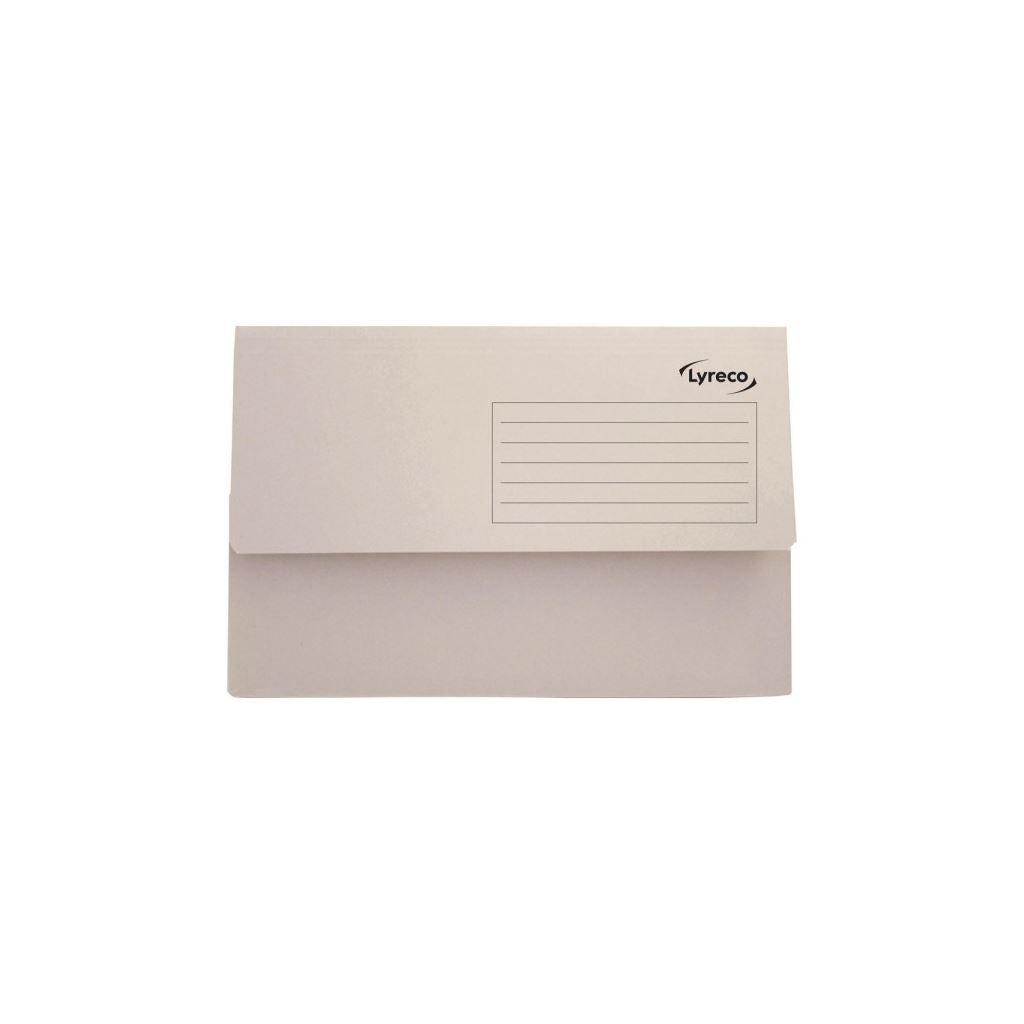 Foolscap Document Wallets - Buff - Pack of 50