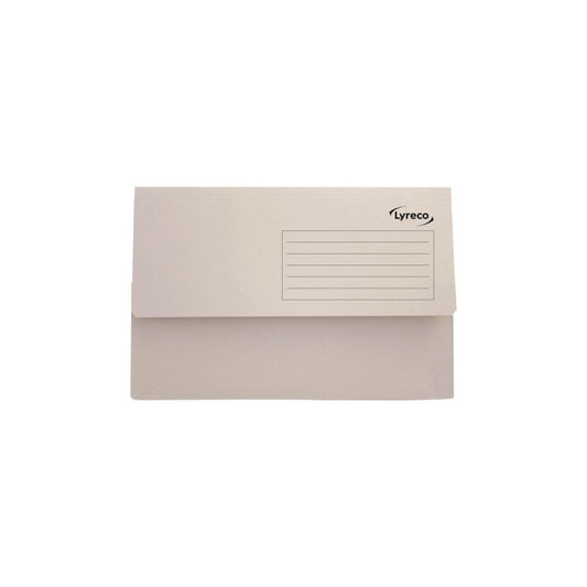 Foolscap Document Wallets - Buff - Pack of 50