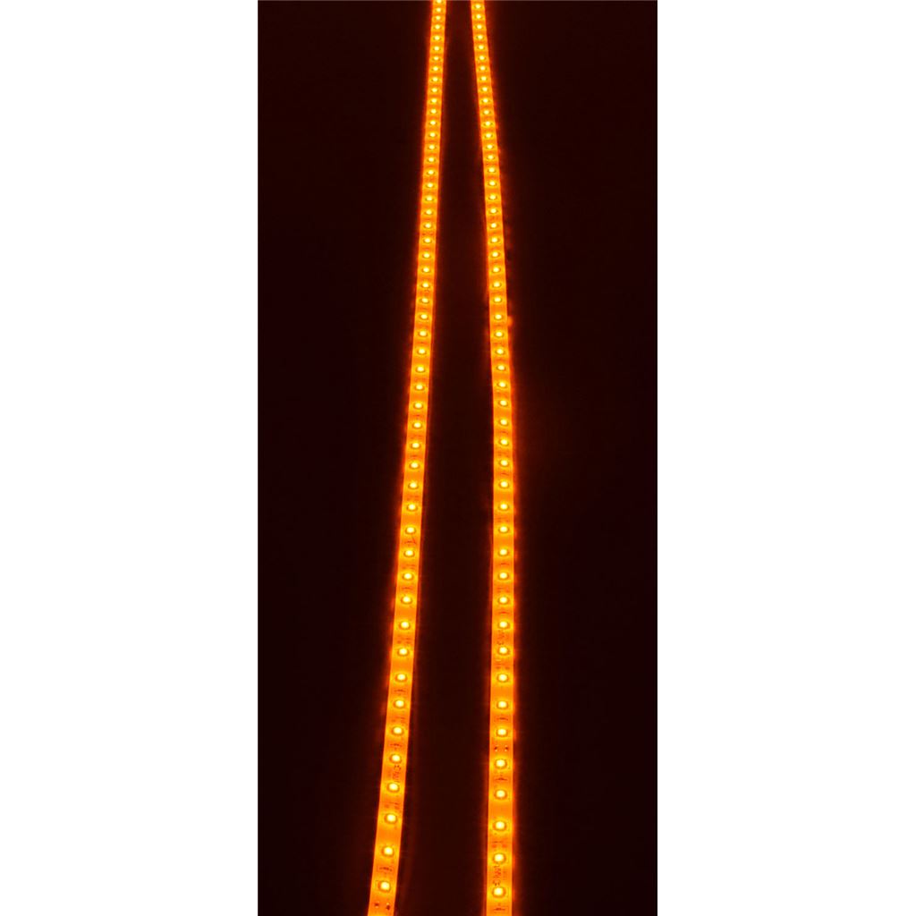 12V Single Colour LED Tape - 5m Reel - Amber - LT12560-AM