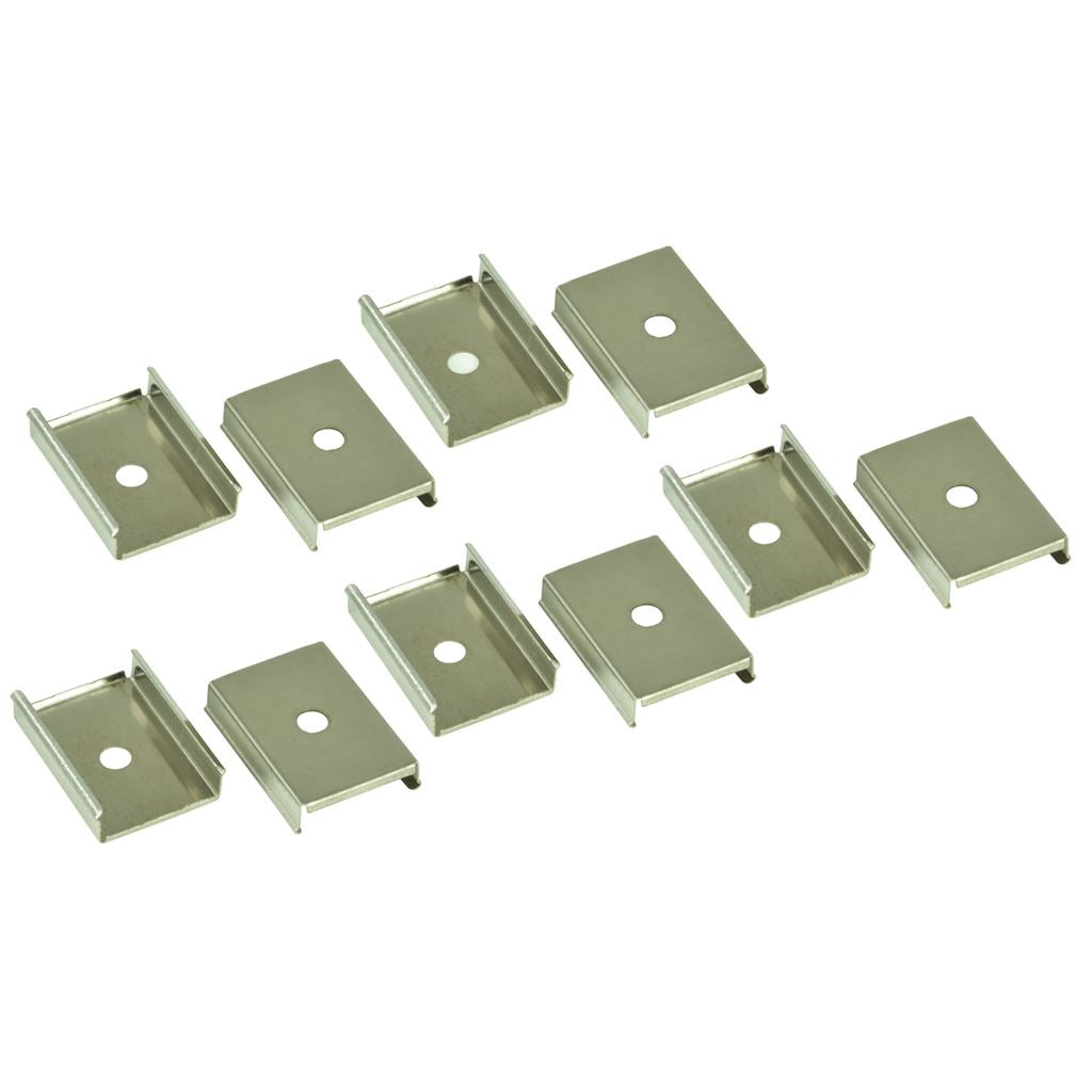 10 Clips for LED Tape Profile - Dado/2-Way Bar - CLIP10- D2W