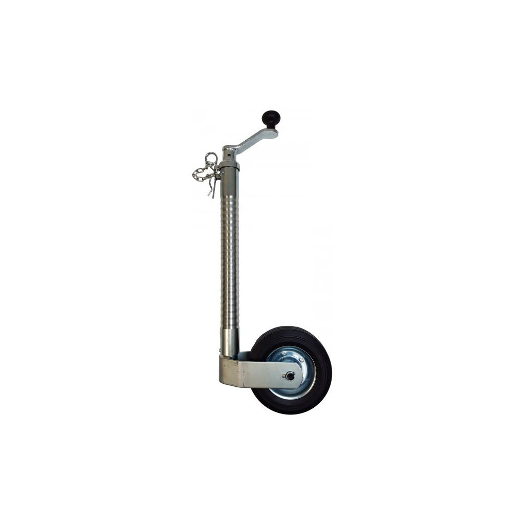 300kg Ribbed Jockey Wheel - No Clamp - 48mm