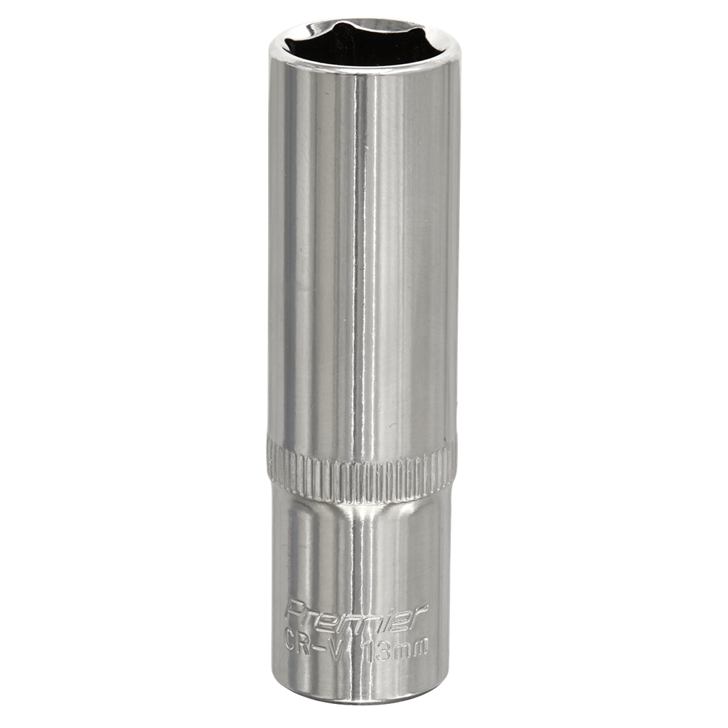 WallDrive&#174; Socket 13mm Deep 3/8"Sq Drive Fully Polished