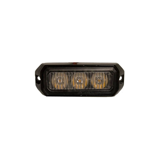 Amber LED Strobe Lamp - 3 x 3W - 12/24V