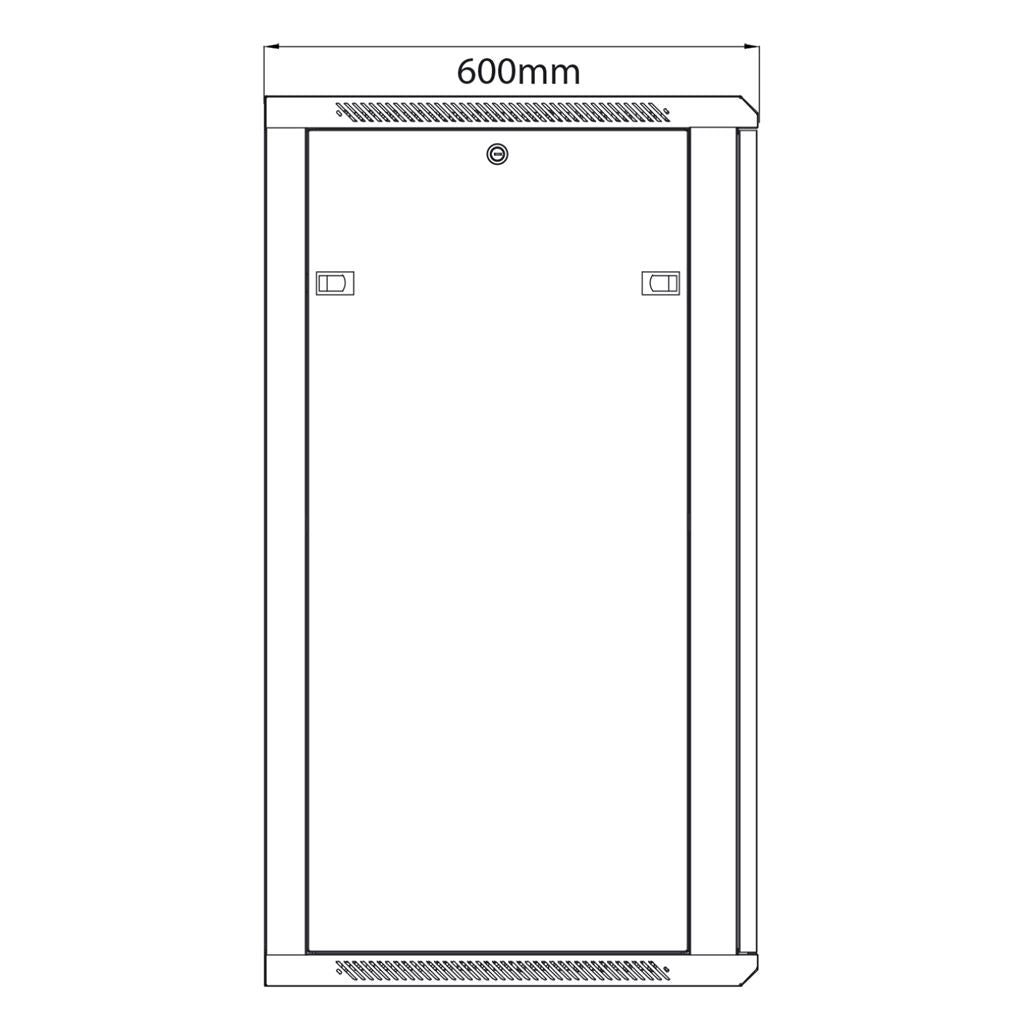 19" Rack Cabinets - 22U x 600mm Deep - RC22U600