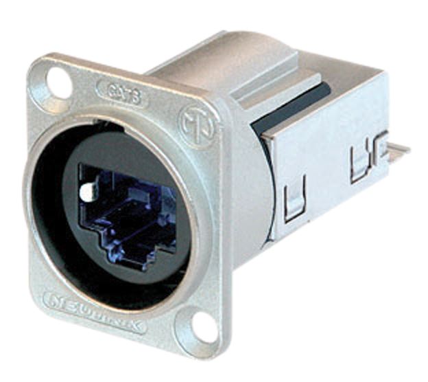 Neutrik NE8FDY-C6 D-shape CAT6 Panel Connector