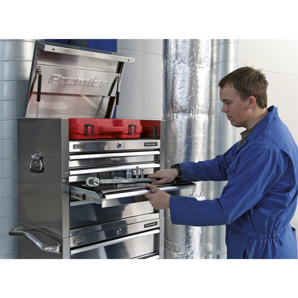 Topchest 4 Drawer 675mm Stainless Steel Heavy-Duty