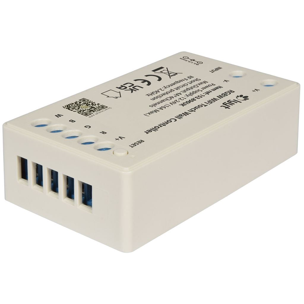 RGBW WiFi Controller with Wall Plate - Touch