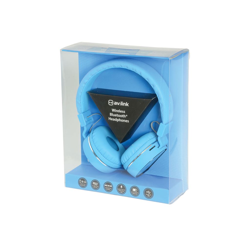 Wireless Bluetooth Headphones - PBH10-BLU