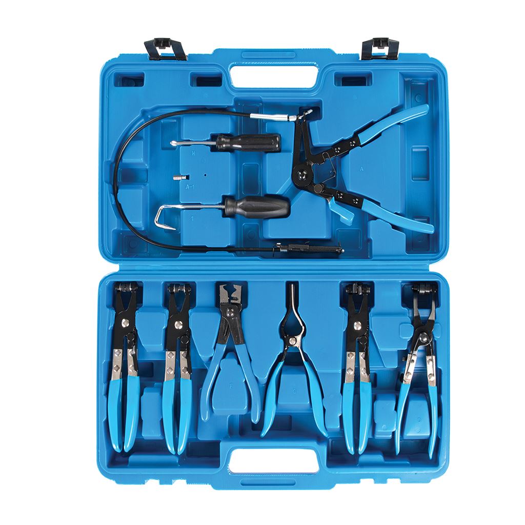 Silverline Hose Clip Removal Tool Set 9pce - 18 - 54mm