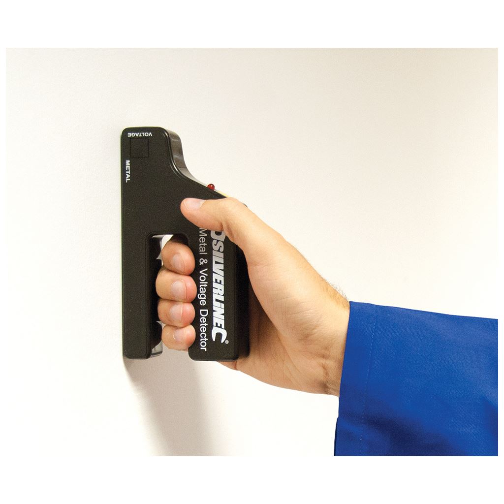 Silverline Metal & Voltage Detector - 1 x 9V (PP3)