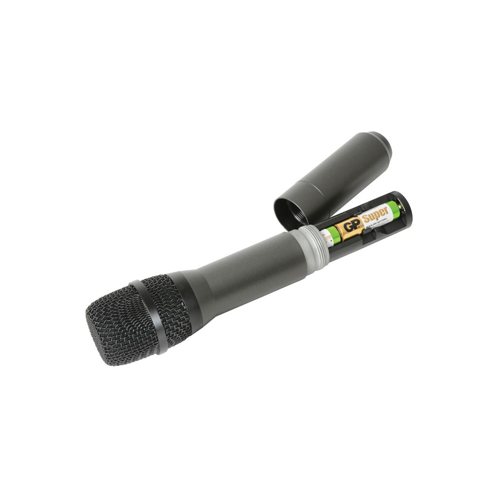 Tuneable Dual UHF Handheld Microphone System - RU210-H Multi-UHF