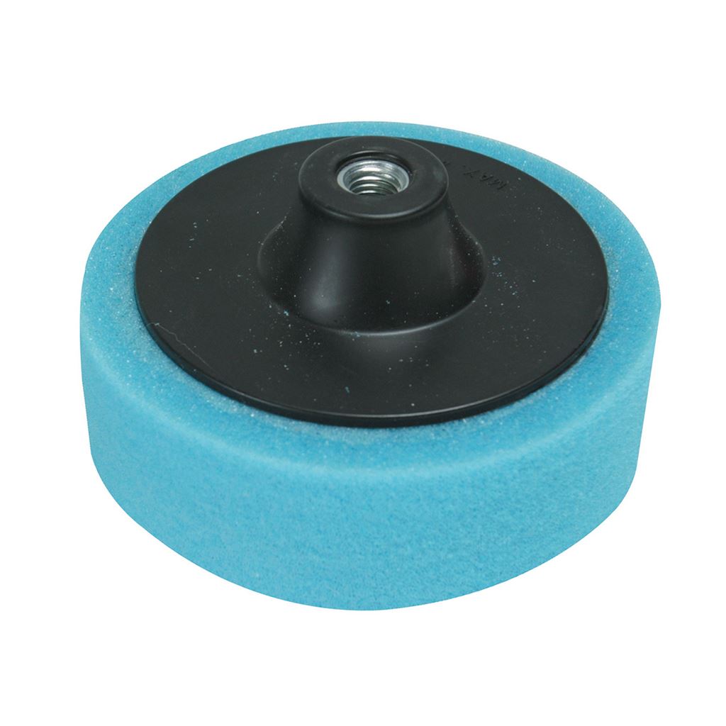 Silverline M14 Foam Polishing Head - 150mm Medium Blue