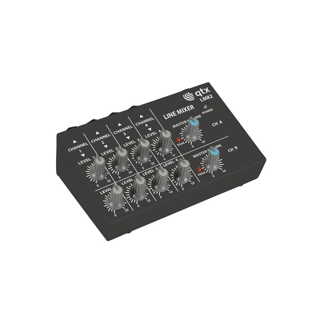 Mini Line Level Mixers - 4 Stereo Channel & Instrument - LM82