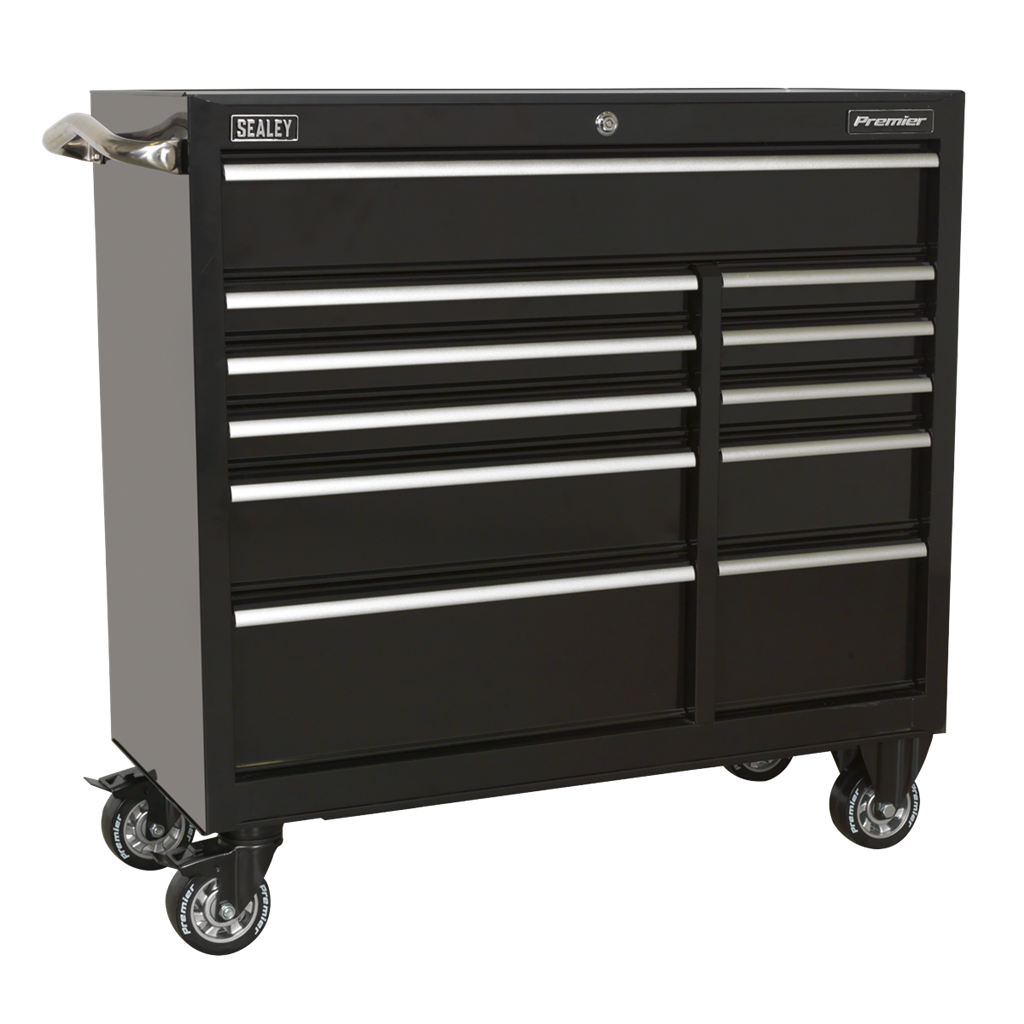 Rollcab 11 Drawer 1055mm Heavy-Duty Black