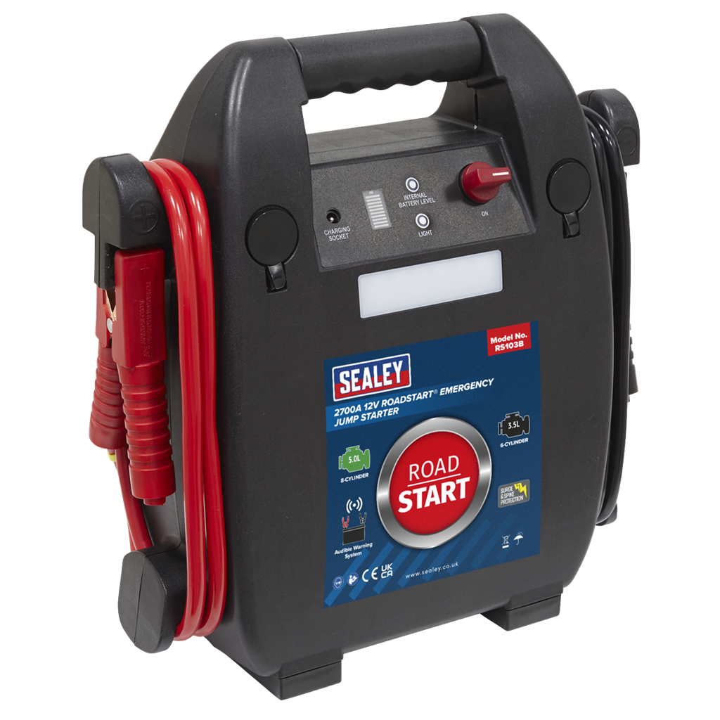 RoadStart&#174; Emergency Jump Starter 12V 5L 8-Cylinder