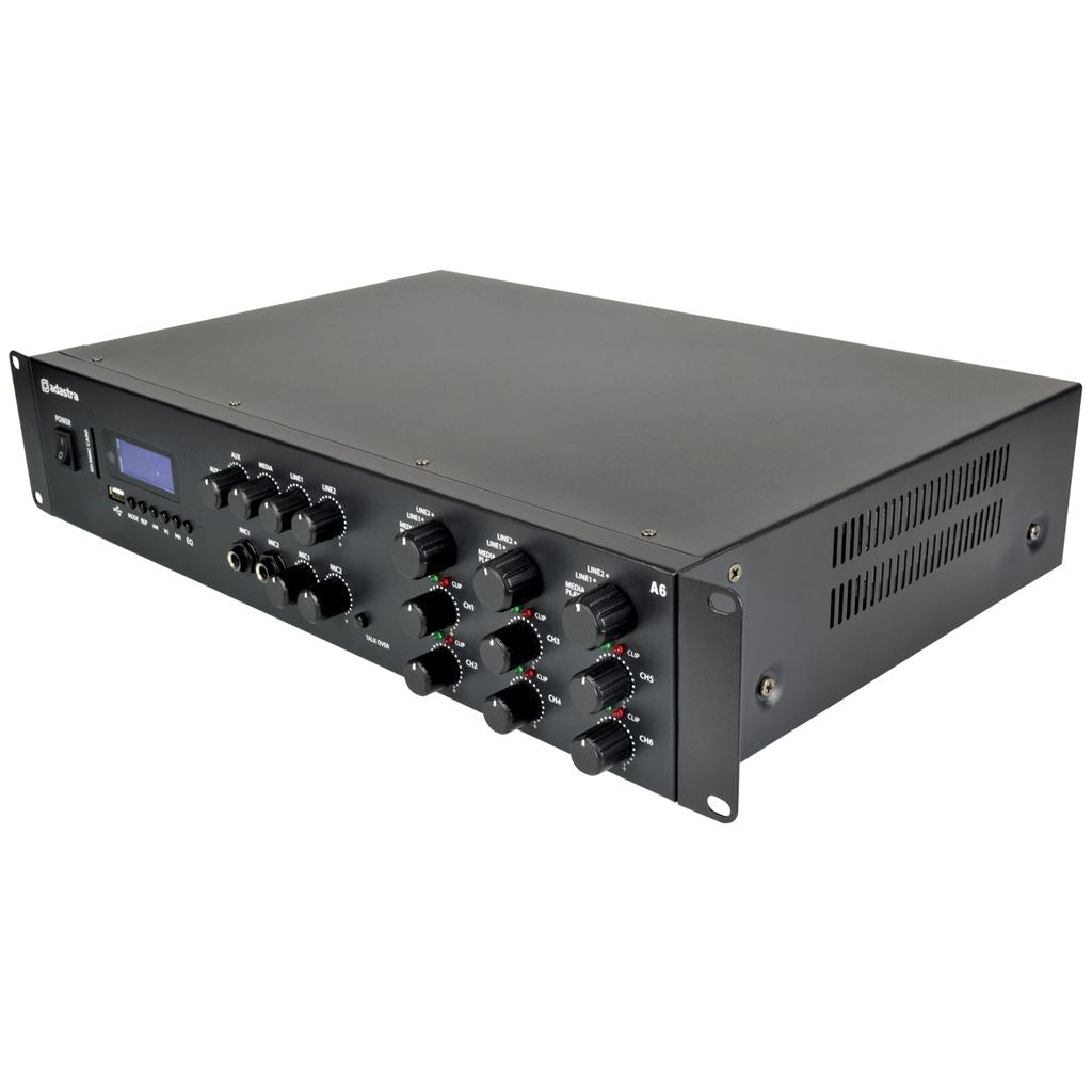 A-series Multi Zone Stereo Amplifiers - A6 Tri Amplfier 6x200W