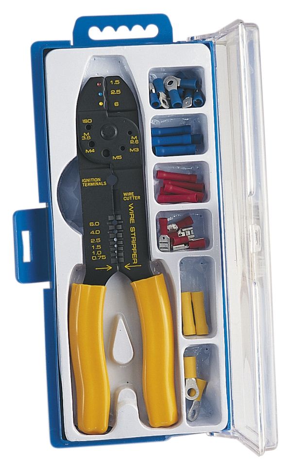 Crimping Set with 32 Assorted Crimp Terminals