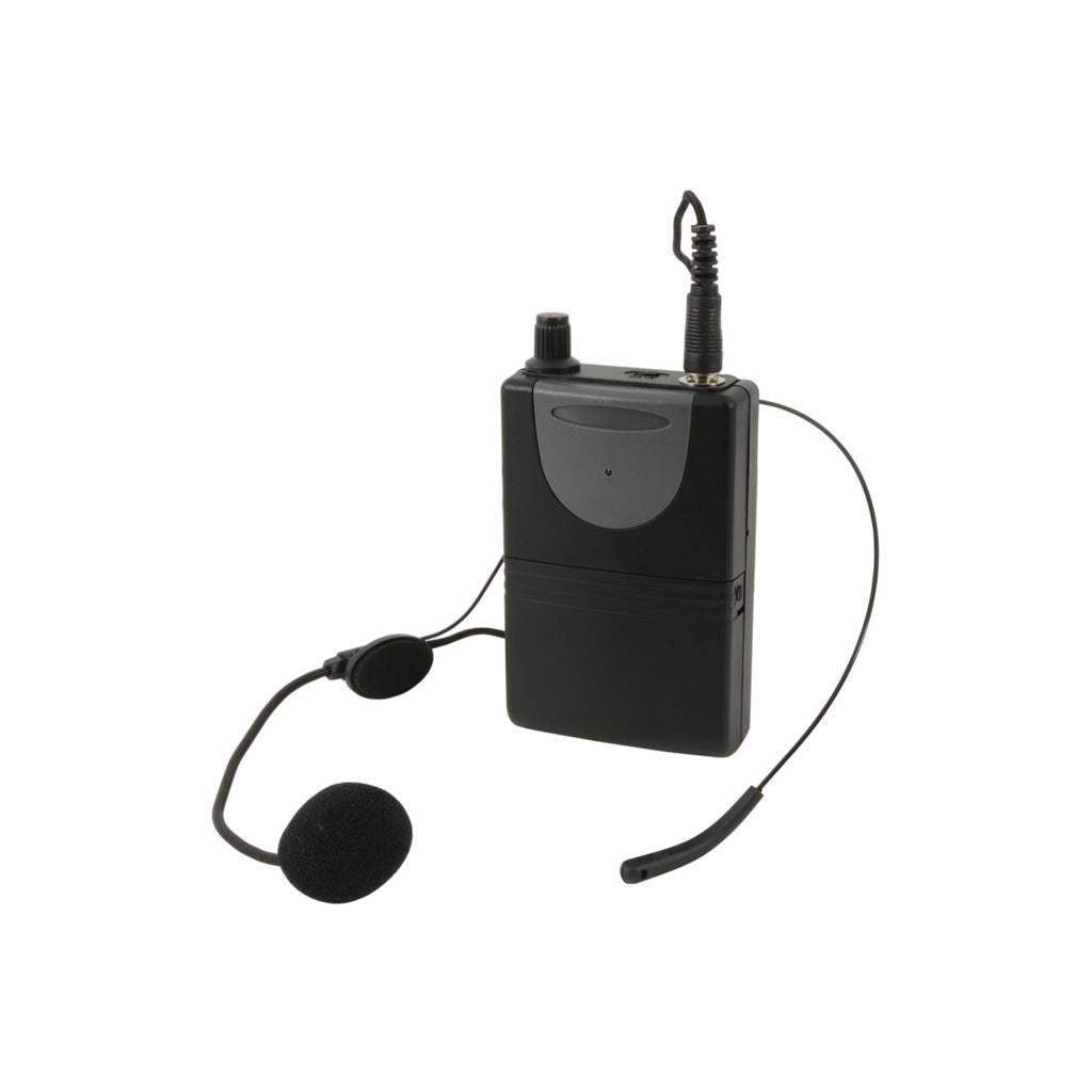 Neckband Mic + Beltpack for QRPA & QXPA - Headset QXPA-plus 864.8MHz - QHS-864.8