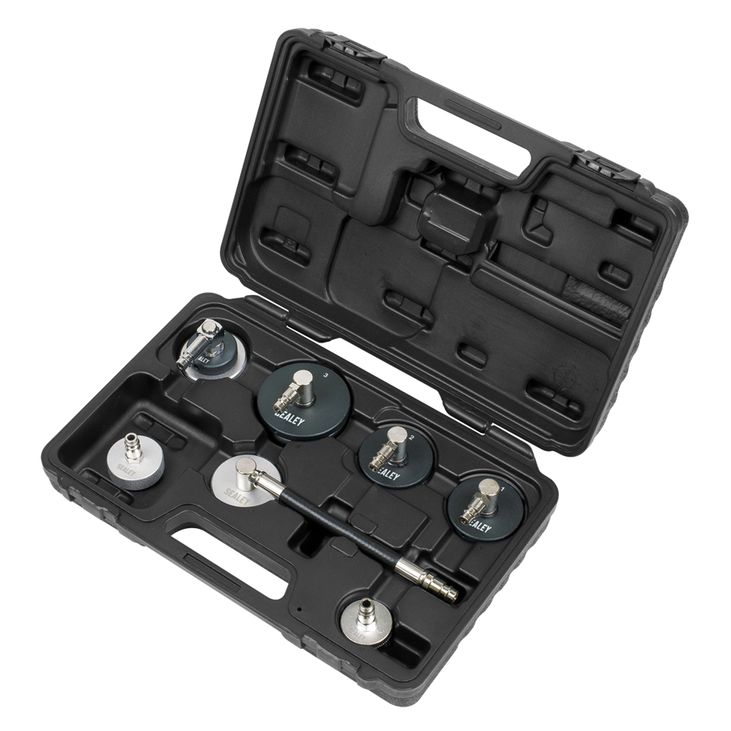 7pc Brake & Clutch Pressure Bleeder Cap Set