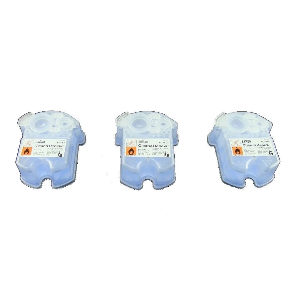 Braun CCR3 Clean & Renew Refill Cartridges - 3-Pack