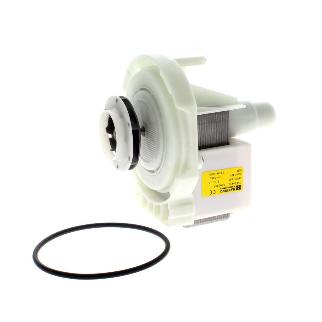 Wash Motor/pump 220- 240v(45cm) + Seal for Indesit/Hotpoint/Whirlpool Dishwasher