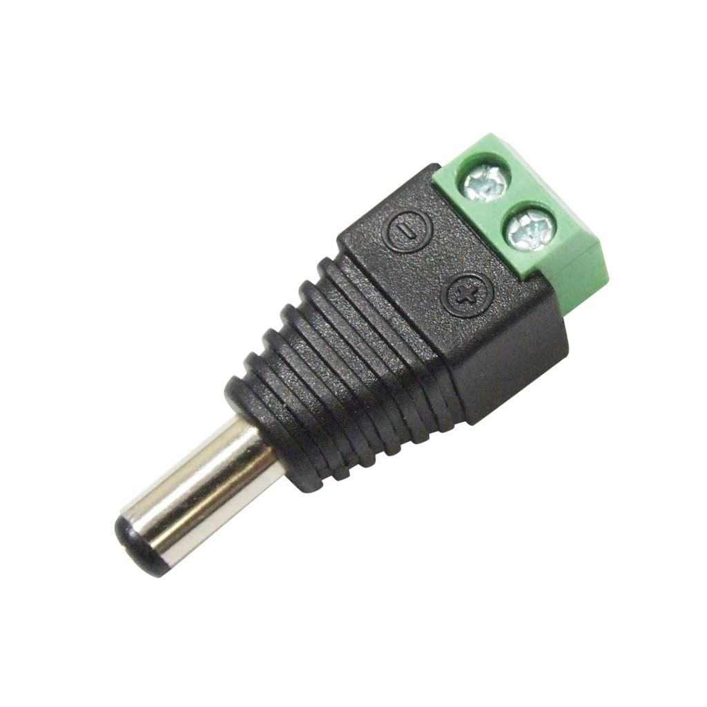 CCTV Camera 2.1mm DC Line Plug With Screw Terminals