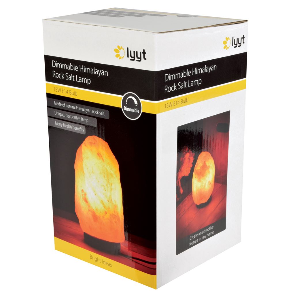 Dimmable Himalayan Rock Salt Lamp (2-3kg) - Dim, Natural - SALT-LAMP