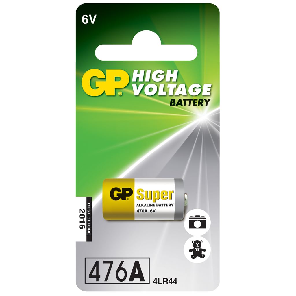 GP High Voltage Alkaline Batteries - 4LR44 6V battery - 1 piece on blister