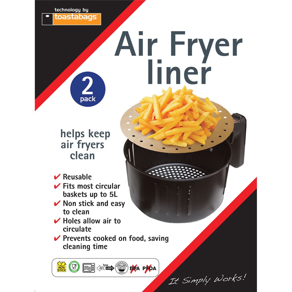 Air Fryer Liner Natural- 2 Pack