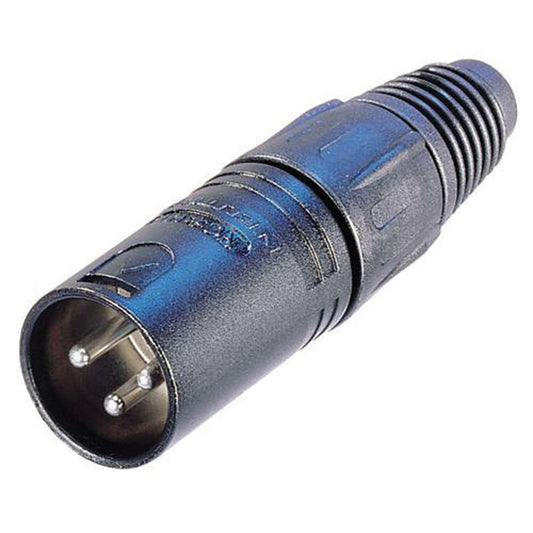 Neutrik NC5MX-B Male 5 Pin XLR Cable Connector With Gold Plated Contacts