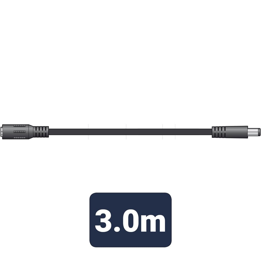 2.1mm DC Extension Lead - 5.5mm 3m