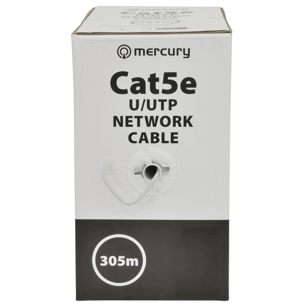 Cat5e U/UTP Outdoor Gel Filled Network Cable - LDPE 305m Black